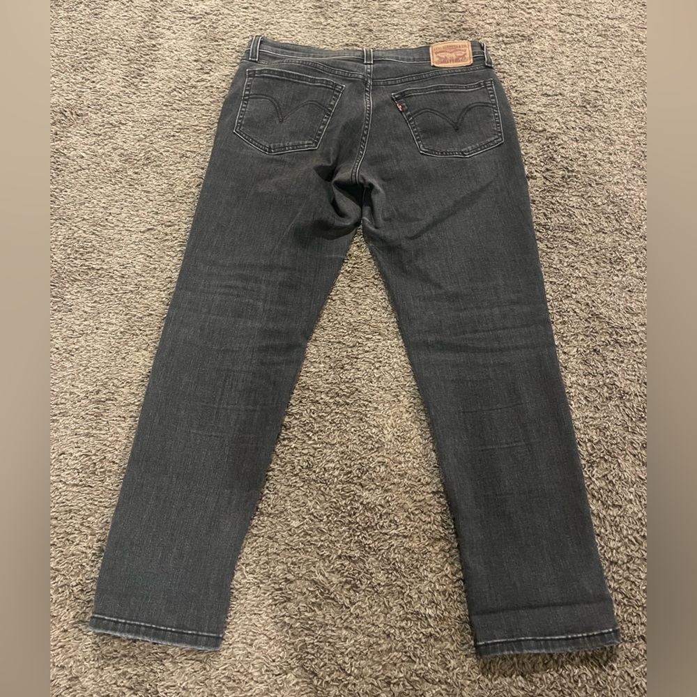 Women's Dark Grey Levi’s Boyfriend Jeans - Picture 6 of 7